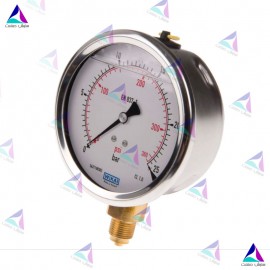 مانومتر ویکا WIKA صفحه 10 سانت عمودی روغنی 213.53.100