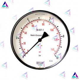 مانومتر ویکا WIKA صفحه 16 سانت افقی خشک 111.12.160