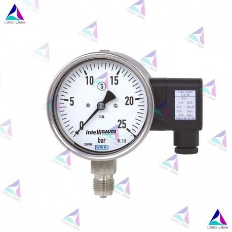 گیج فشار الکتریکی(PRESSURE GAUGES WITH ELECTRICAL OUTPUT SIGNAL) ویکا(WIKA)