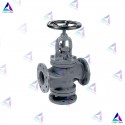 شیر کنترل جریان سه راهه میوال PN 16 (Three-way flow valve MIVAL)