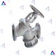 شیر چند منظوره سه راهه میوال PN 16 (Double function valve maintenance free with bellows MIVAL)