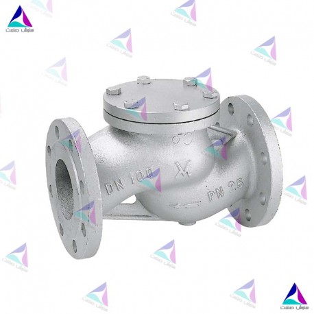 شیر یکطرفه (دیسکی) میوال PN 25 (flow check valve MIVAL)