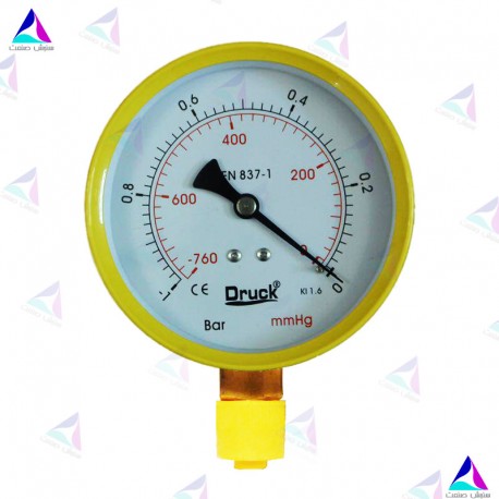 مانومتر دراک صفحه 100 میلیمتر خشک دنده از زیر