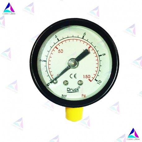 مانومتر دراک صفحه 50 میلیمتر خشک دنده از زیر