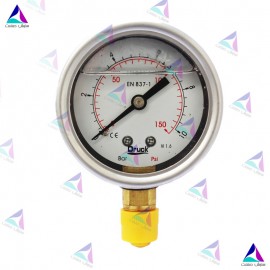 مانومتر دراک صفحه 60 میلیمتر روغنی دنده از زیر