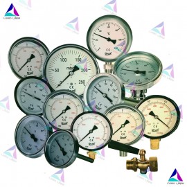 مانومتر دراک صفحه رنگی 60 میلیمتر روغنی دنده از زیر