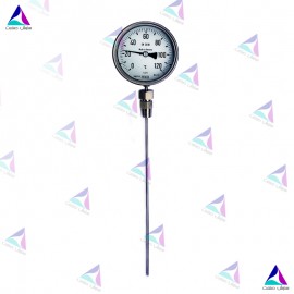 ترمومتر تاشو صفحه 100 میلیمتر دنباله 40 سانتیمتر ویکا