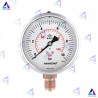 مانومتر پکنز صفحه 100 میلیمتر روغنی دنده از زیر
