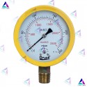 مانومتر دراک صفحه 100 میلیمتر میلی بار دنده از زیر