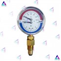 ترمومتر مانومتر دنده از زیر صفحه 80 میلیمتر 120 درجه