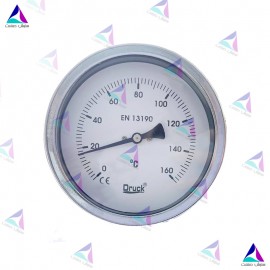 ترمومتر دنده از پشت برنجی صفحه 100 میلیمتر دنباله 10 سانتیمتر