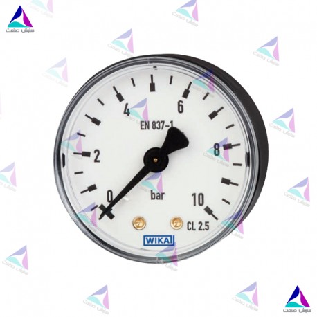 مانومتر ویکا WIKA صفحه 6 سانت افقی خشک 111.12.063